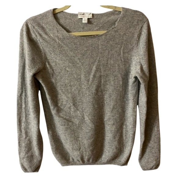 Charter Club Sweaters - Charter Club Cashmere Sweater, Sz S, Heather Gray, Crewneck, Upcycled